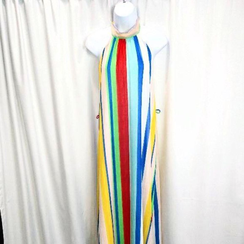 Forever 21 Halter-top Maxi Dress Size Small